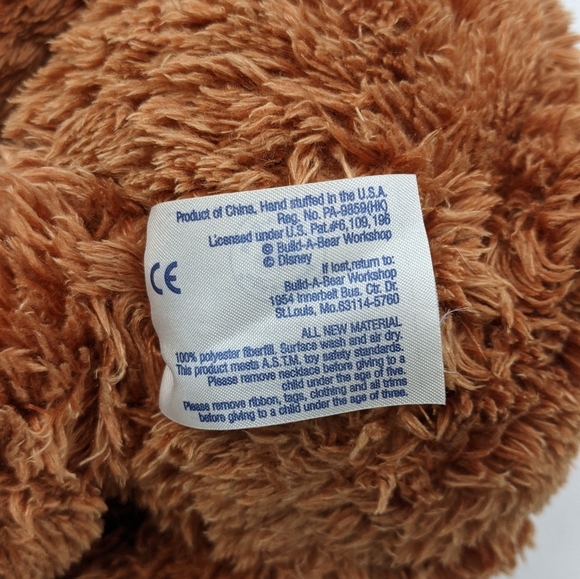 Build A Bear Disney's High School Musical BAB Brown Bear Red Nose Red Feet - Picture 11 of 14